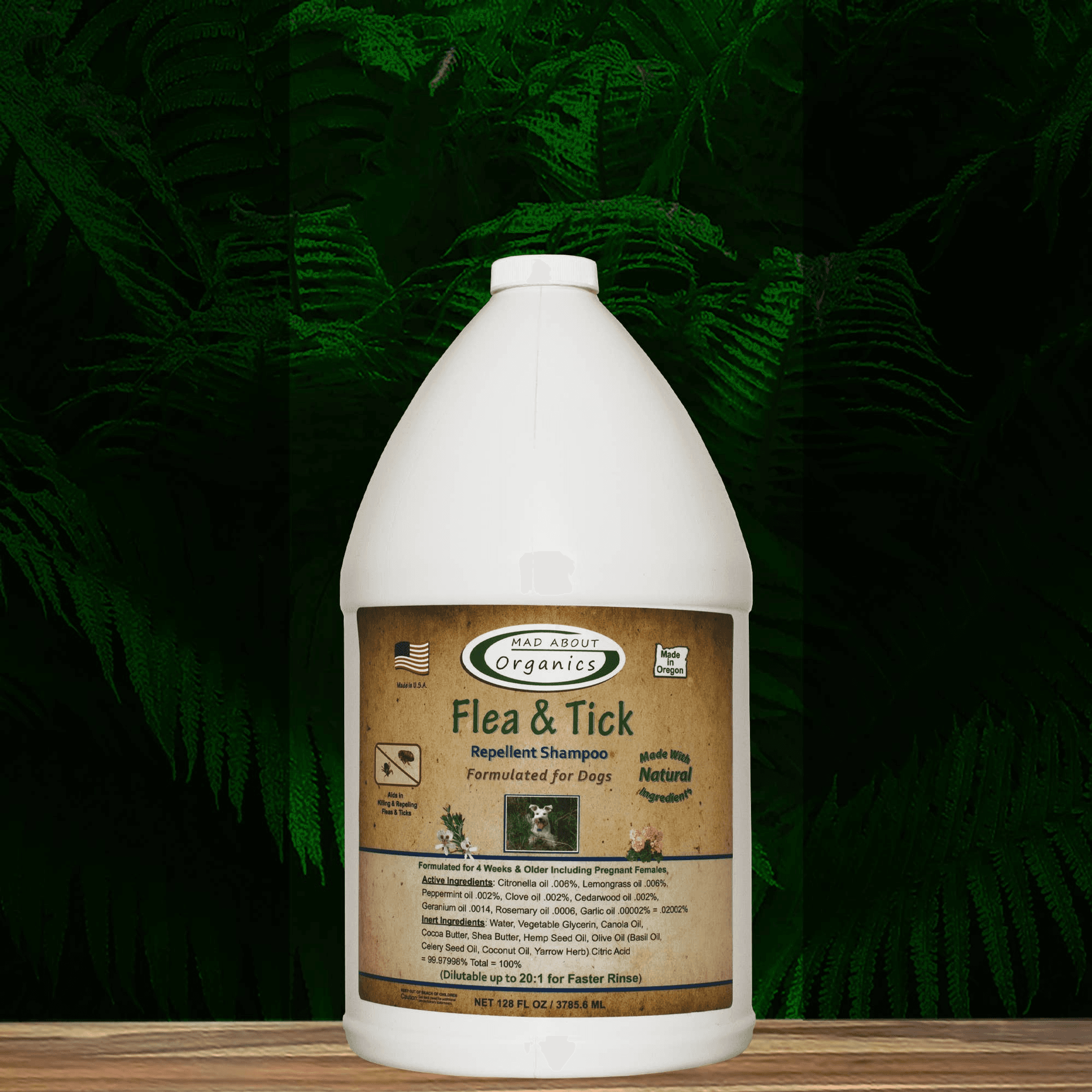 Flea And Tick Repellent Shampoo Formulated For Dogs