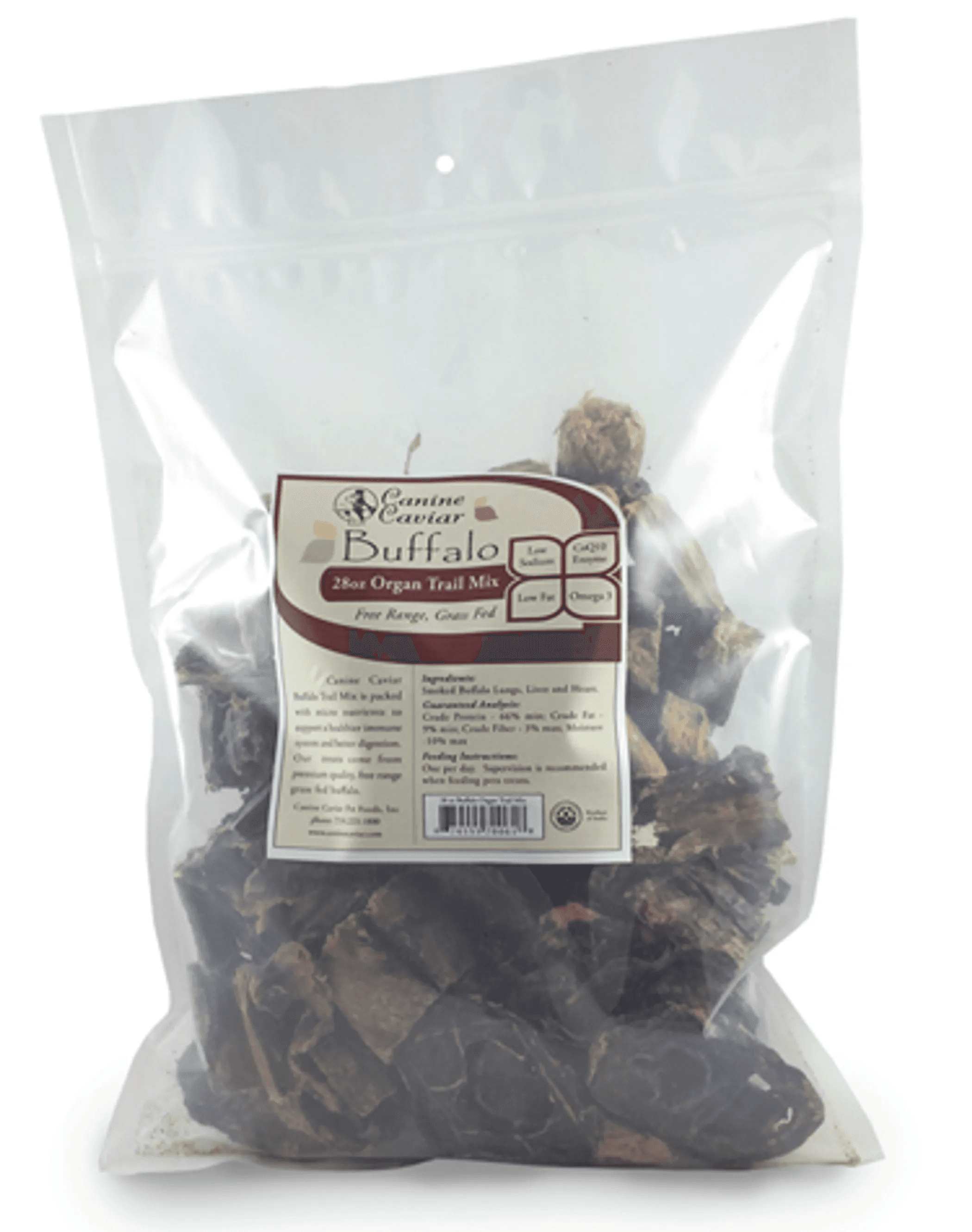 Organ Trail Mix Bags (liver, heart, lung)