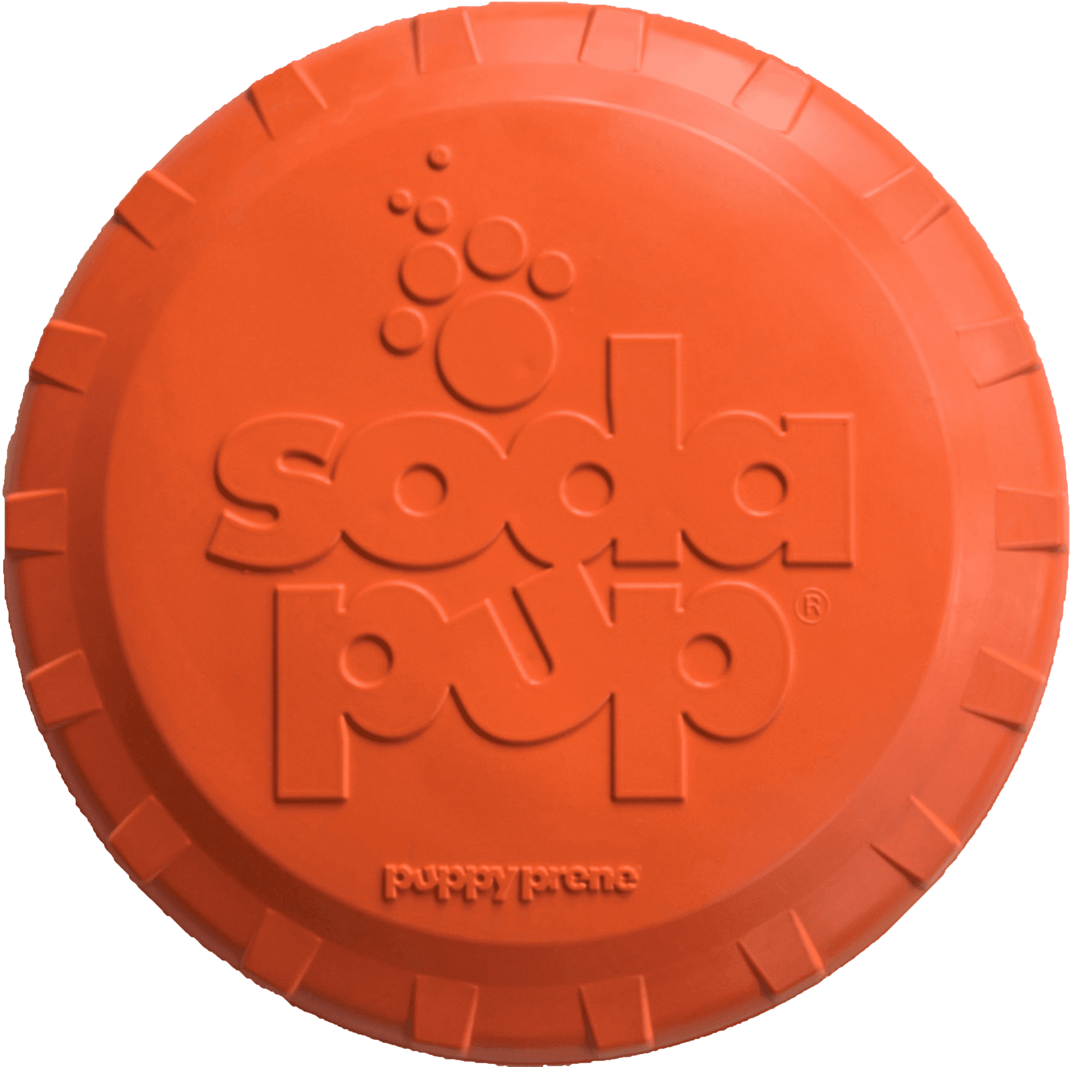 SP Bottle Top Flyer Durable Rubber Retrieving Frisbee